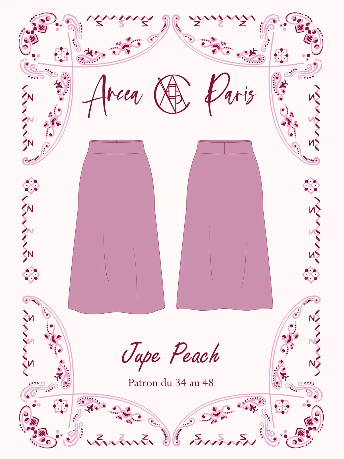 ancea-paris-patrons-bas-peach-jupe-midi-maille image 2