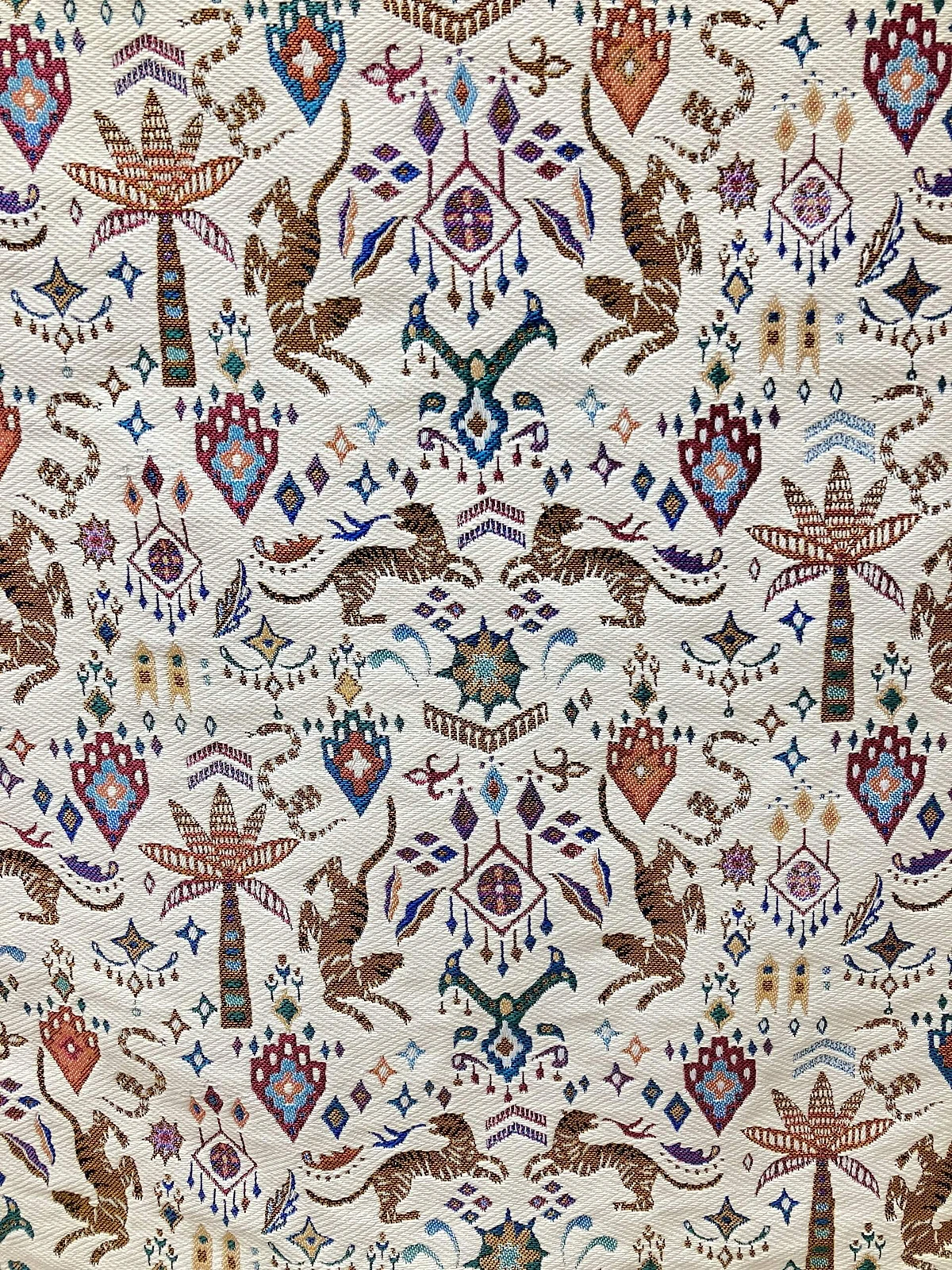 ancea-paris-tibet-tissu-jacquard-cru-coton-140-cm image 2