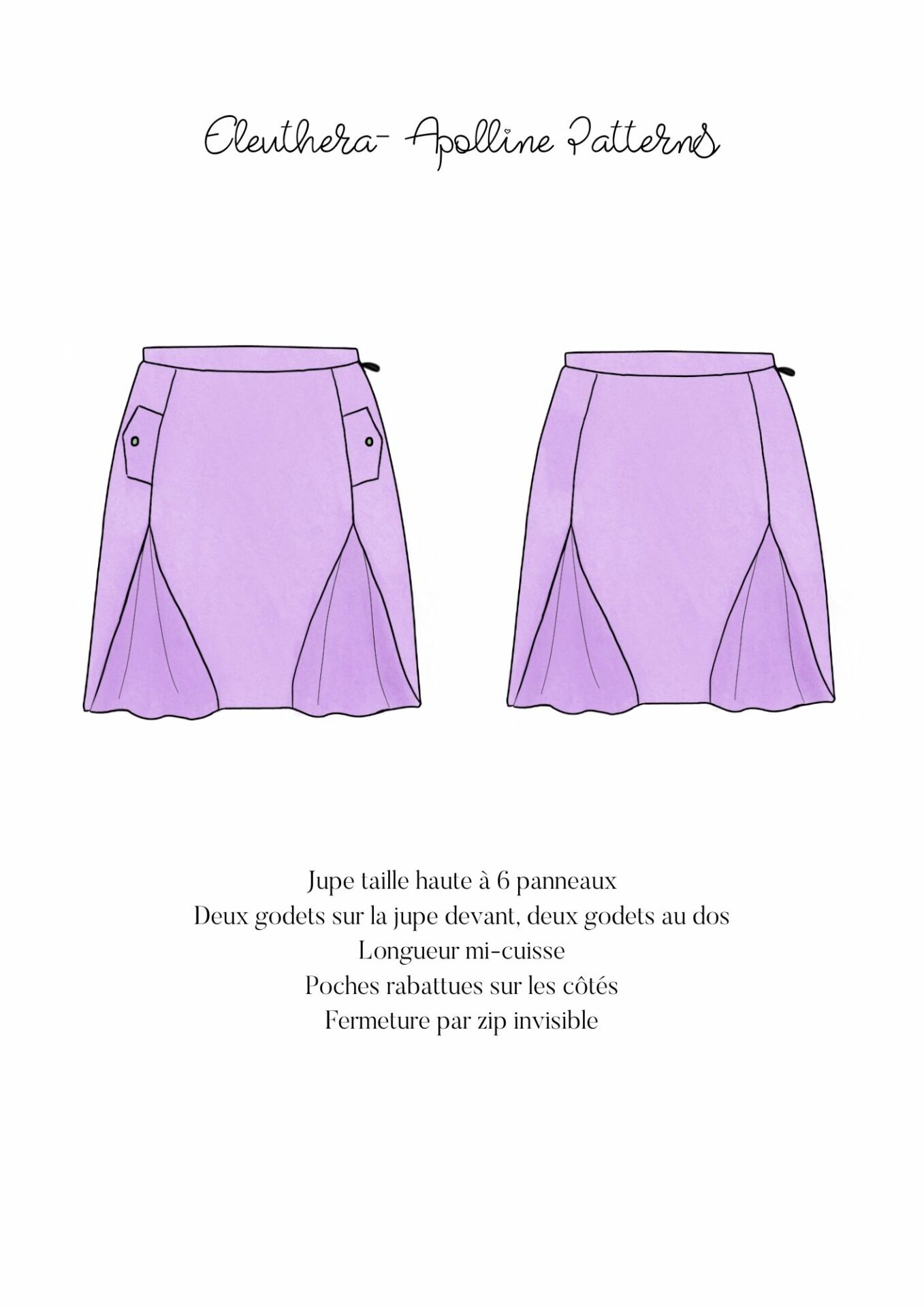 apolline-patterns-eleuthera-patron-jupe-courte-godets-32-48 image 2