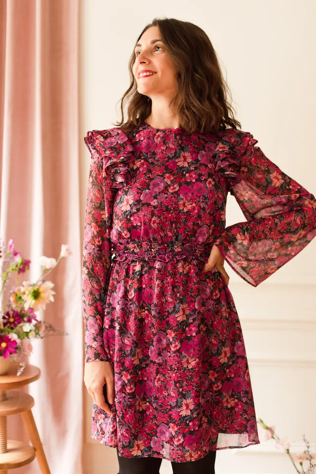 apolline-patterns-ulla-patron-blouse-robe-volants-32-48 image 1