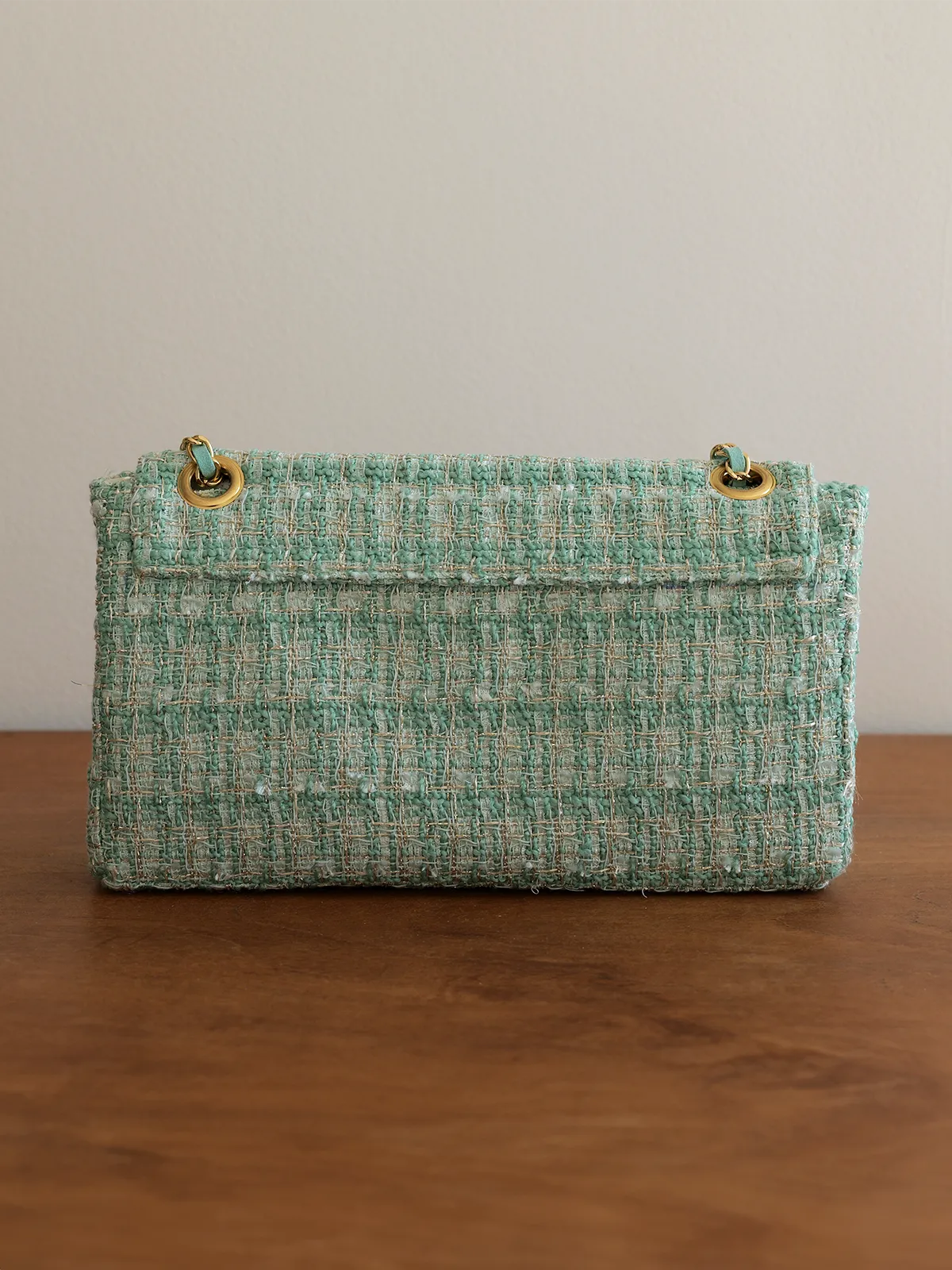 ancea-paris-kits-edgar-kit-sac-tweed-vert-pastel-lurex-dor image 5