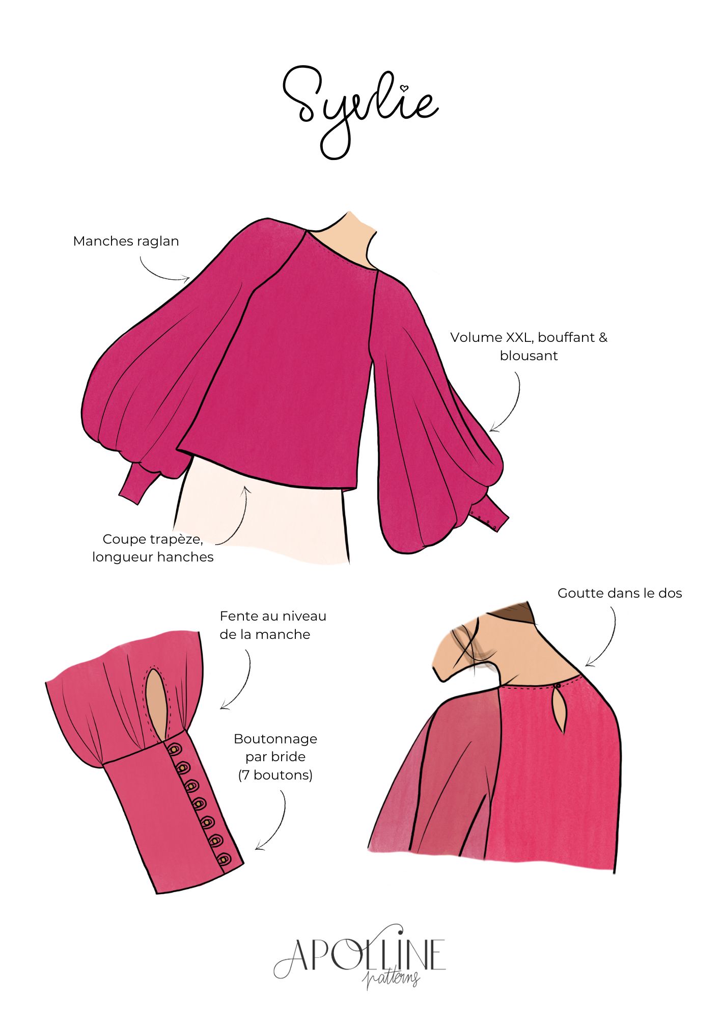 apolline-patterns-sylvie-blouse-raglan-patron-couture-32-52 image 2