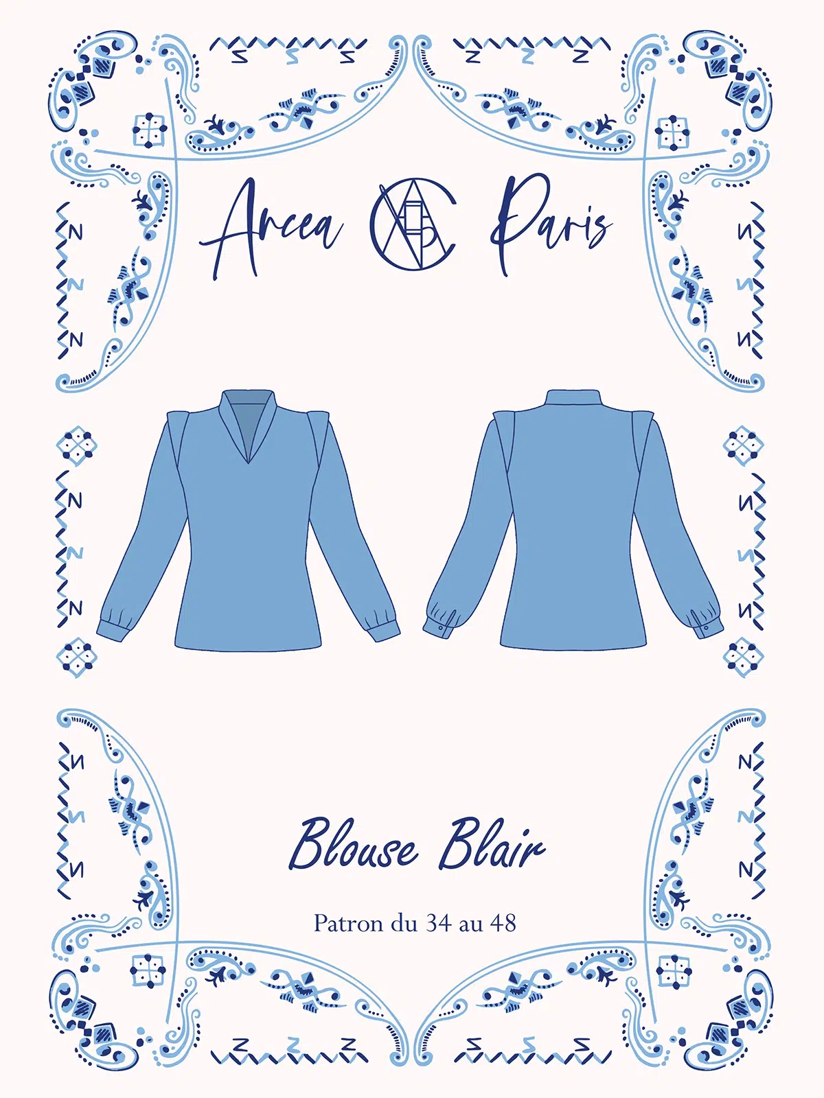 ancea-paris-patrons-hauts-blair-patron-blouse-col-v image 2