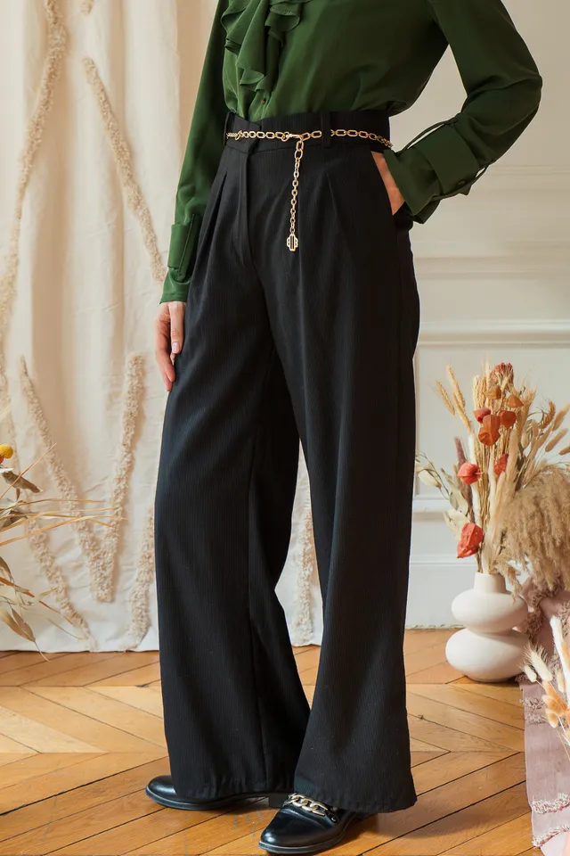 apolline-patterns-l-o-pantalon-short-pinces-femme image 1