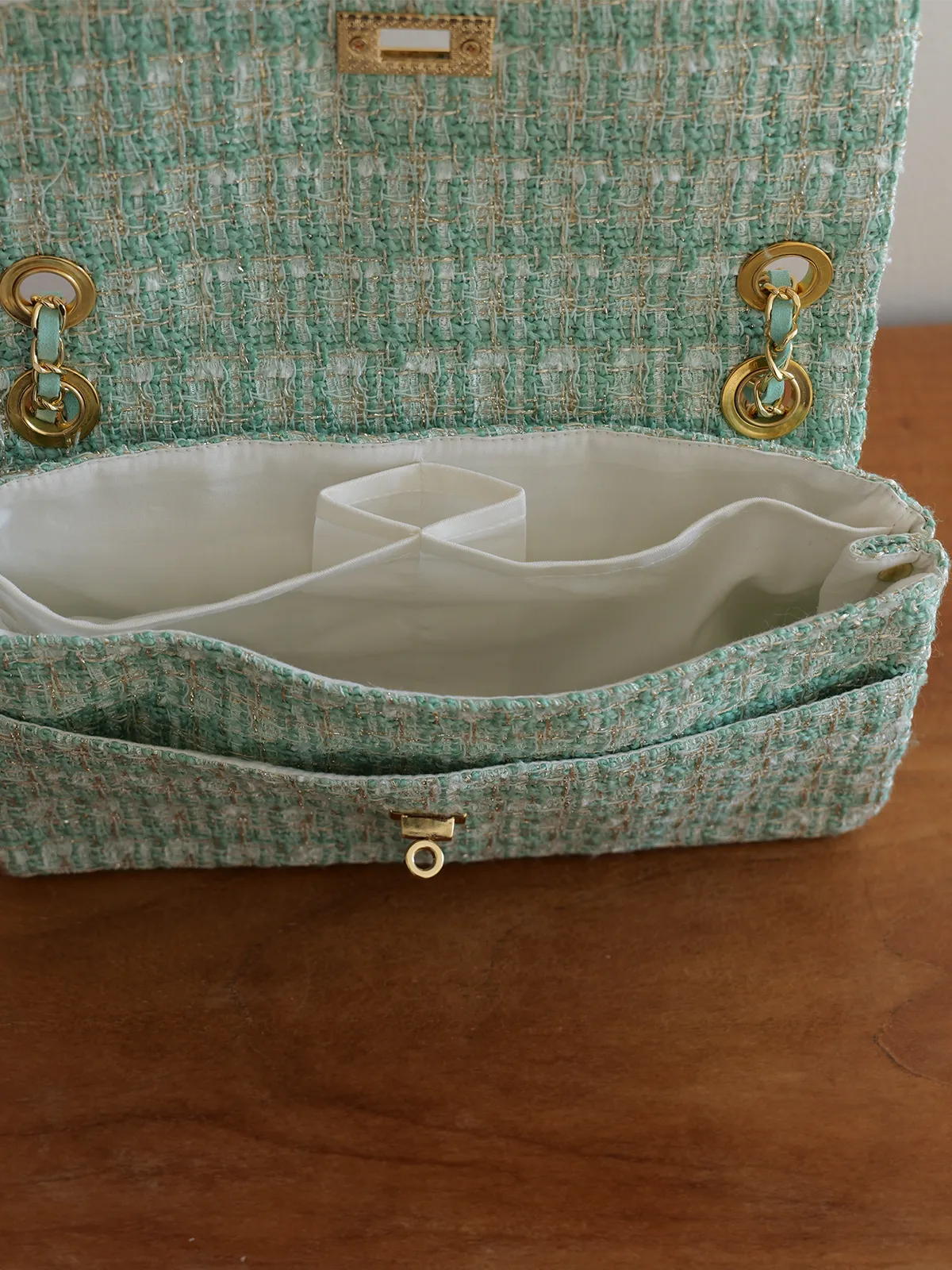 ancea-paris-kits-edgar-kit-sac-tweed-vert-pastel-lurex-dor image 4