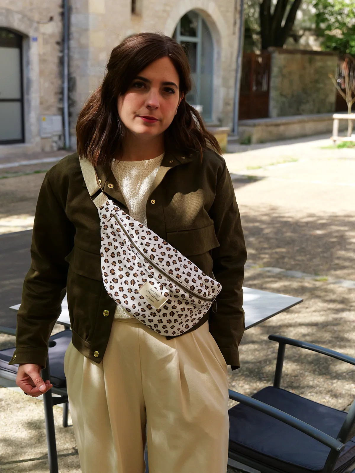 ancea-paris-split-banane-coton-l-opard-olive image 2