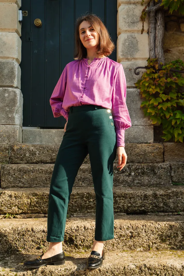 apolline-patterns-gustave-patron-pantalon-7-8-taille-haute-34-48 image 1