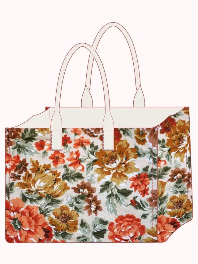 ancea-paris-kits-cabas-lotti-kit-sac-fleurs-rouge image 1