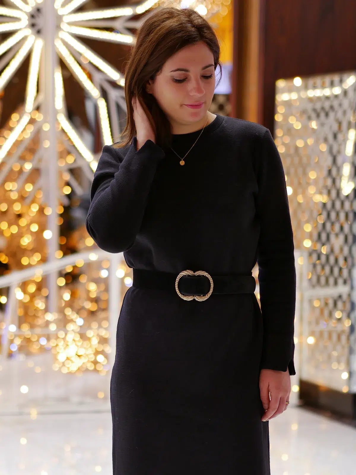 ancea-paris-calie-patron-robe-longue-maille-ceinture image 7