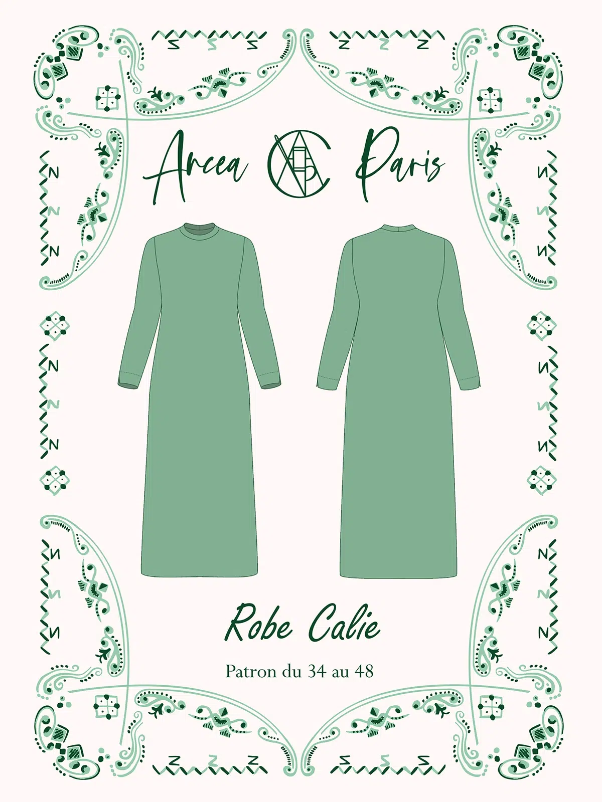 ancea-paris-calie-patron-robe-longue-maille-ceinture image 2