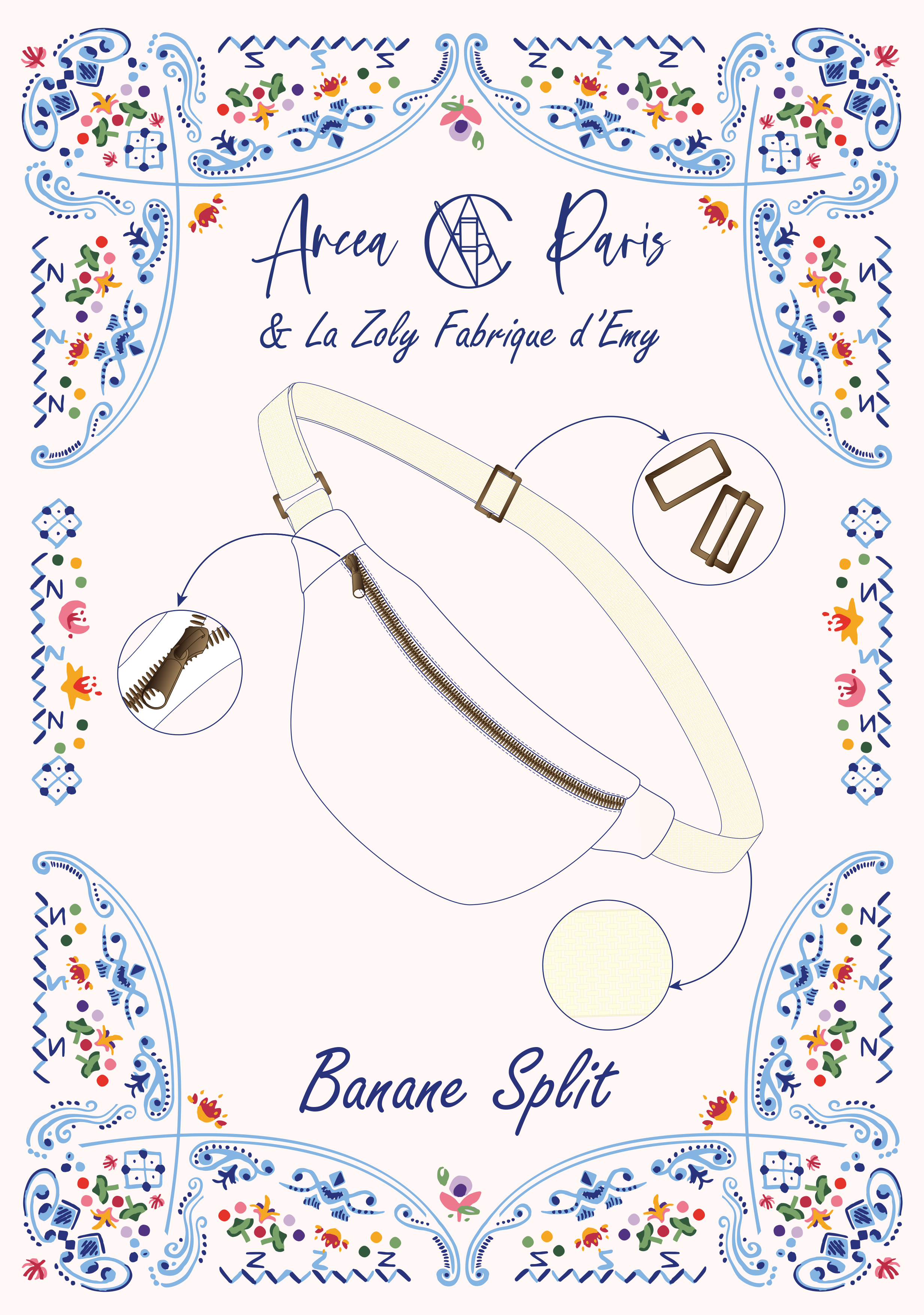 ancea-paris-split-banane-coton-l-opard-olive image 6